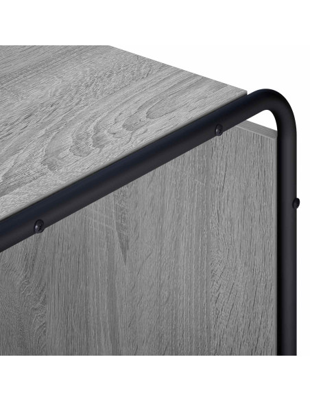 Credenza Sonoma grigio 80 x 37,5 x 64,5 cm Legno ingegnerizzato