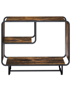 Credenza Rovere Fumo 80 x 37,5 x 64,5 cm Legno ingegnerizzato 2