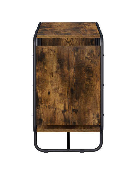 Credenza Rovere Fumo 80 x 37,5 x 64,5 cm Legno ingegnerizzato