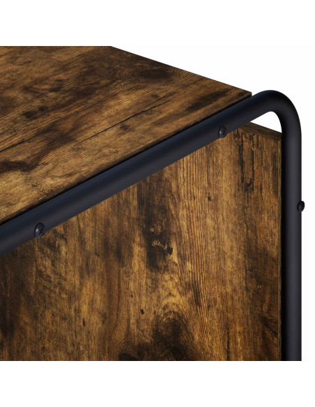 Credenza Rovere Fumo 80 x 37,5 x 64,5 cm Legno ingegnerizzato