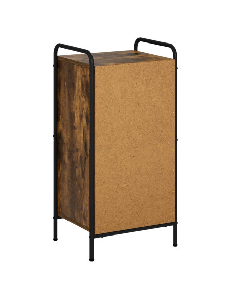 Credenza Rovere Fumo 97 x 33 x 81 cm Legno ingegnerizzato