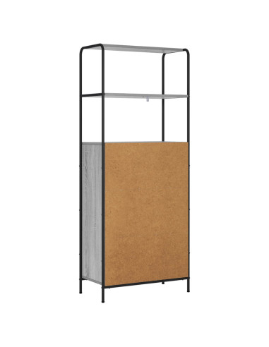 Credenza Sonoma grigio 40 x 33 x 161 cm Legno ingegnerizzato