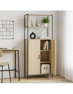Credenza Rovere Sonoma 40 x 33 x 161 cm Legno ingegnerizzato