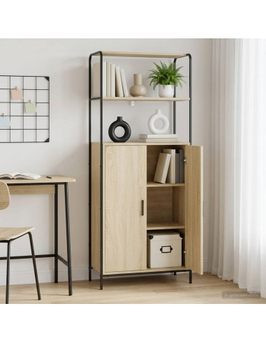 Credenza Rovere Sonoma 40 x 33 x 161 cm Legno ingegnerizzato