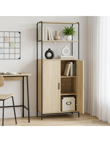 Credenza Rovere Sonoma 40 x 33 x 161 cm Legno ingegnerizzato