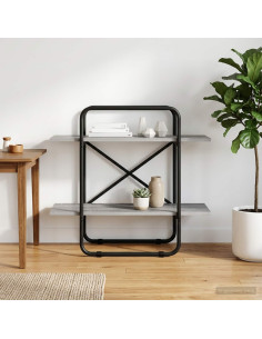 Libreria 2 livelli 80 x 35 x 70 cm PB Sonoma grigio