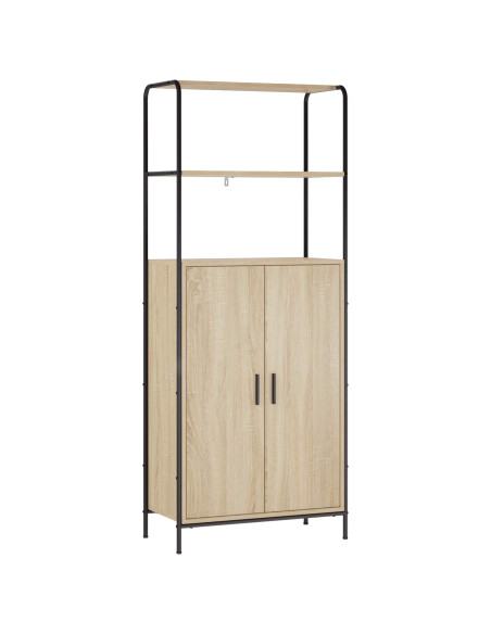 Credenza Rovere Sonoma 40 x 33 x 161 cm Legno ingegnerizzato