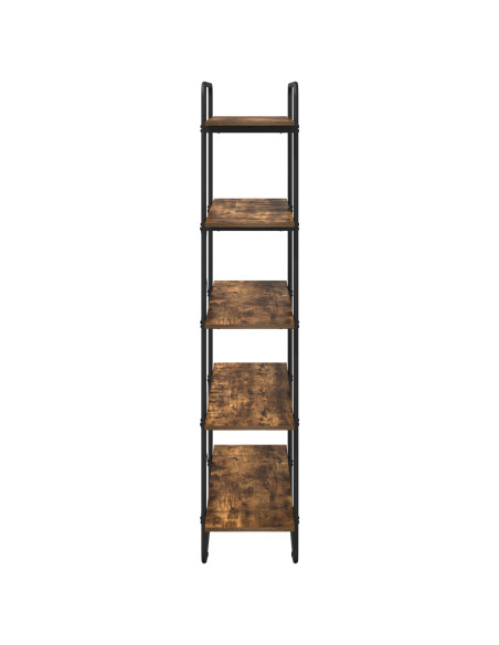 Libreria 5 livelli 100 x 35 x 175,5 cm PB Rovere Fumo