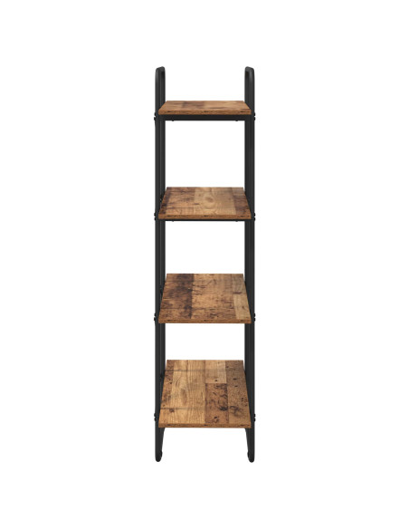Libreria 4 livelli 60 x 35 x 140 cm PB Legno di quercia