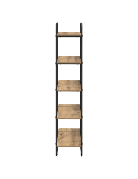 Libreria 5 livelli 60 x 35 x 175,5 cm PB Rovere Artigianale