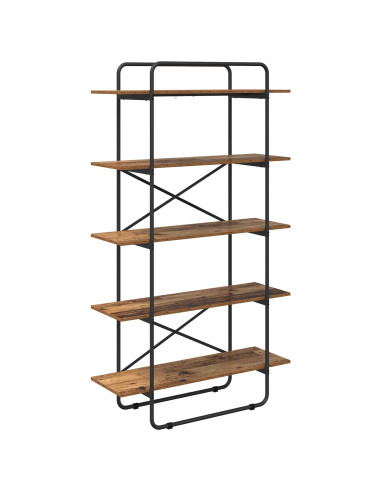Libreria 5 livelli 100 x 35 x 175,5 cm PB Legno di quercia