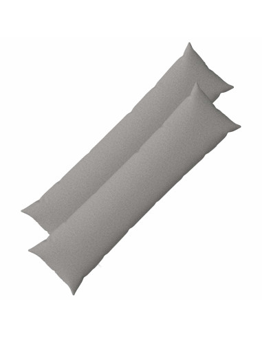 Federa 2 pz HEERLEN Grigio Nuvola 40 x 145 cm Tessuto