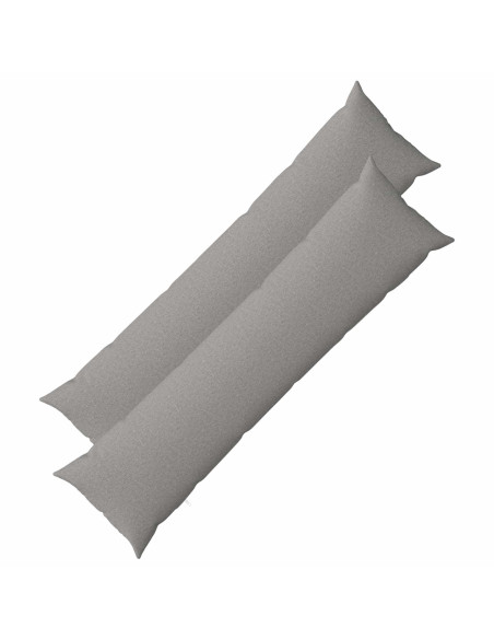 Federa 2 pz HEERLEN Grigio Nuvola 40 x 145 cm Tessuto