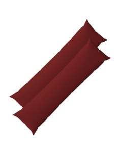 Federa 2 pz HEERLEN Rosso Vino 40 x 145 cm Tessuto