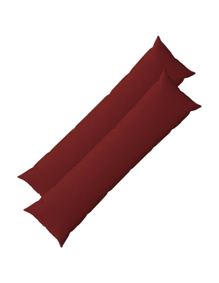Federa 2 pz HEERLEN Rosso Vino 40 x 145 cm Tessuto