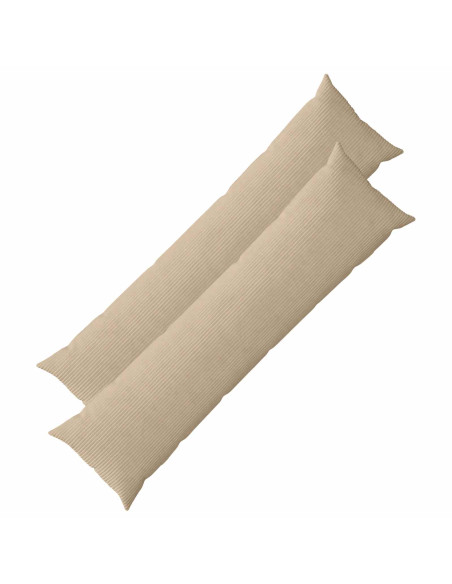 Federa 2 pcs HEERLEN Tortora 40 x 145 cm corduroy