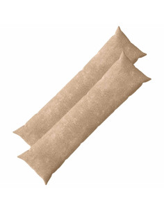 Federa 2 pz HEERLEN Tortora 40 x 145 cm Tessuto Chenille 2