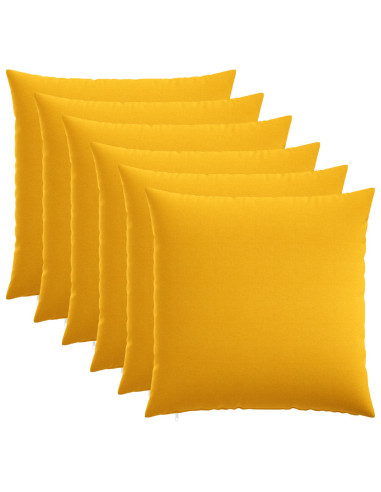 Federa 6 pz HEERLEN Giallo Chiaro 70 x 70 cm Tessuto