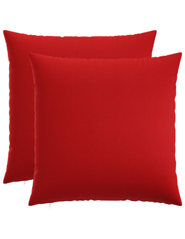 Federa 2 pz HEERLEN Rosso 70 x 70 cm Tessuto