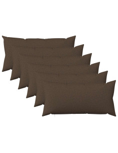 Federa 6 pz HEERLEN Tortora 40 x 70 cm Tessuto
