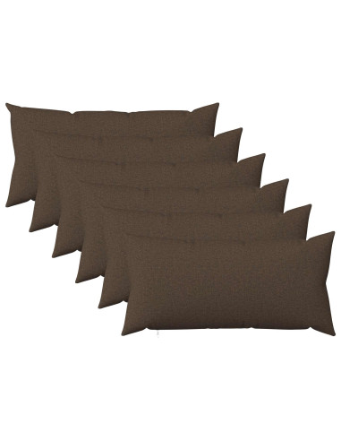 Federa 6 pz HEERLEN Tortora 40 x 70 cm Tessuto