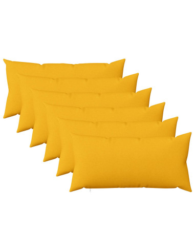 Federa 6 pz HEERLEN Giallo Chiaro 40 x 70 cm Tessuto