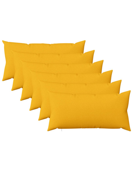 Federa 6 pz HEERLEN Giallo Chiaro 40 x 70 cm Tessuto