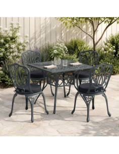 Cuscini per Sedia in 4 Pezzi SOEST 4 pz 100% Poliestere