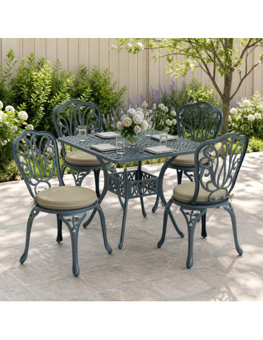 Cuscini per Sedia in 4 Pezzi SOEST 4 pz 100% Poliestere
