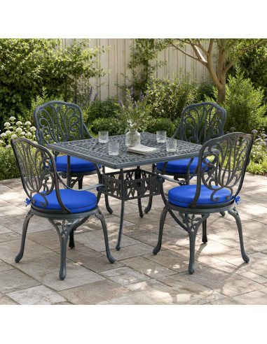 Cuscini per Sedia in 4 Pezzi SOEST 4 pz 100% Poliestere