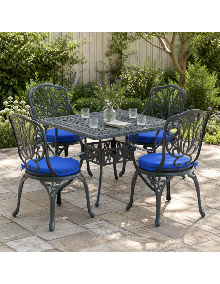 Cuscini per Sedia in 4 Pezzi SOEST 4 pz 100% Poliestere