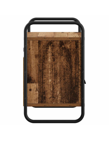 Mobiletto da Letto Appeso Legno antico 40 x 30 x 50 cm