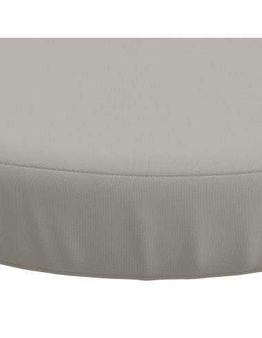 Cuscini per Sedia in 4 Pezzi SOEST 4 pz 100% Poliestere Grigio