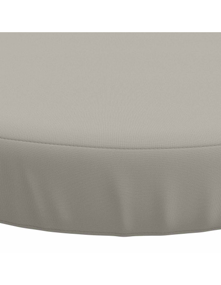 Cuscini per Sedia in 4 Pezzi SOEST 4 pz 100% Poliestere Grigio