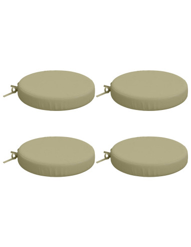 Cuscini per Sedia in 4 Pezzi SOEST 4 pz 100% Poliestere