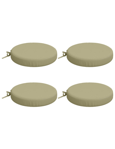 Cuscini per Sedia in 4 Pezzi SOEST 4 pz 100% Poliestere