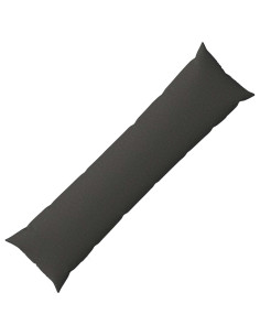 Cuscino con cuscino HEERLEN Grigio Scuro 40 x 145 cm Tessuto