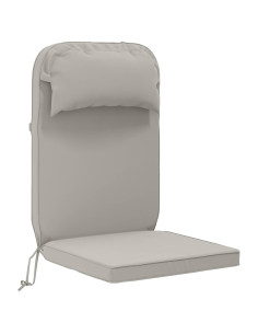 Cuscino per Lounger Sole 100% Poliestere Grigio 55 x 124 x 5 cm 2