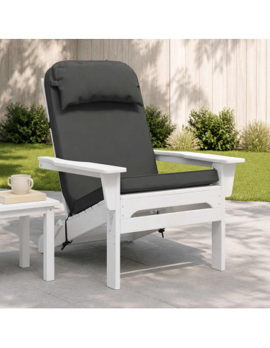 Cuscino per Lounger Sole 100% Poliestere Antracite