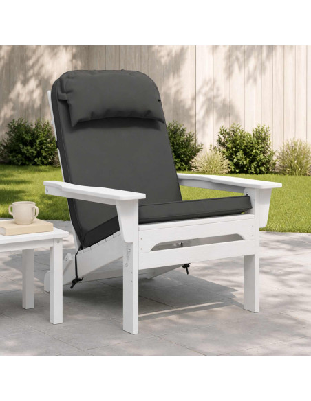 Cuscino per Lounger Sole 100% Poliestere Antracite