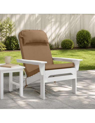 Cuscino per Lounger Sole 100% Poliestere Tortora