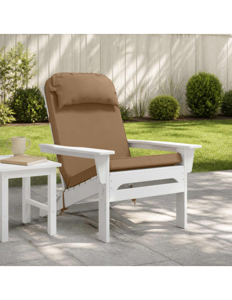 Cuscino per Lounger Sole 100% Poliestere Tortora