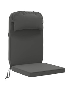 Cuscino per Lounger Sole 100% Poliestere Antracite 2