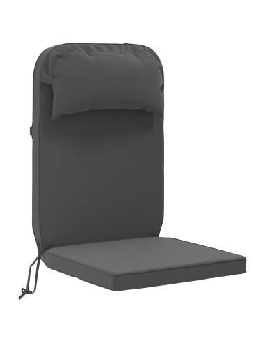 Cuscino per Lounger Sole 100% Poliestere Antracite
