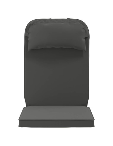 Cuscino per Lounger Sole 100% Poliestere Antracite