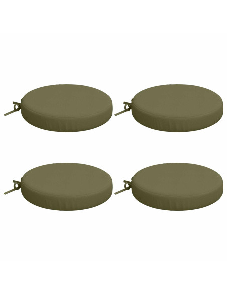 Cuscini per Sedia in 4 Pezzi SOEST 4 pz 100% Poliestere