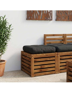 Cuscino per Sedia in Unico Pezzo VIANEN 100% Poliestere Nero