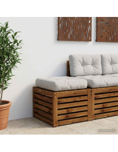 Cuscino per Sedia in Unico Pezzo VIANEN 100% Poliestere Bianco