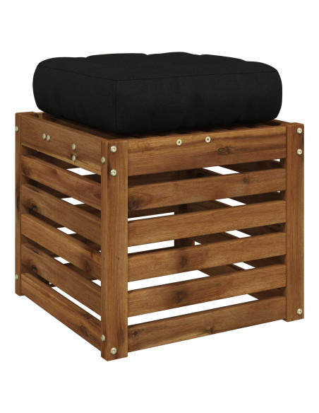 Cuscino per Sedia in Unico Pezzo VIANEN 100% Poliestere Nero