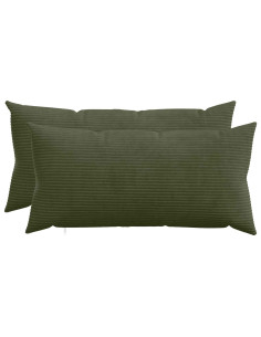Federa 2 pcs HEERLEN Verde 40 x 70 cm corduroy